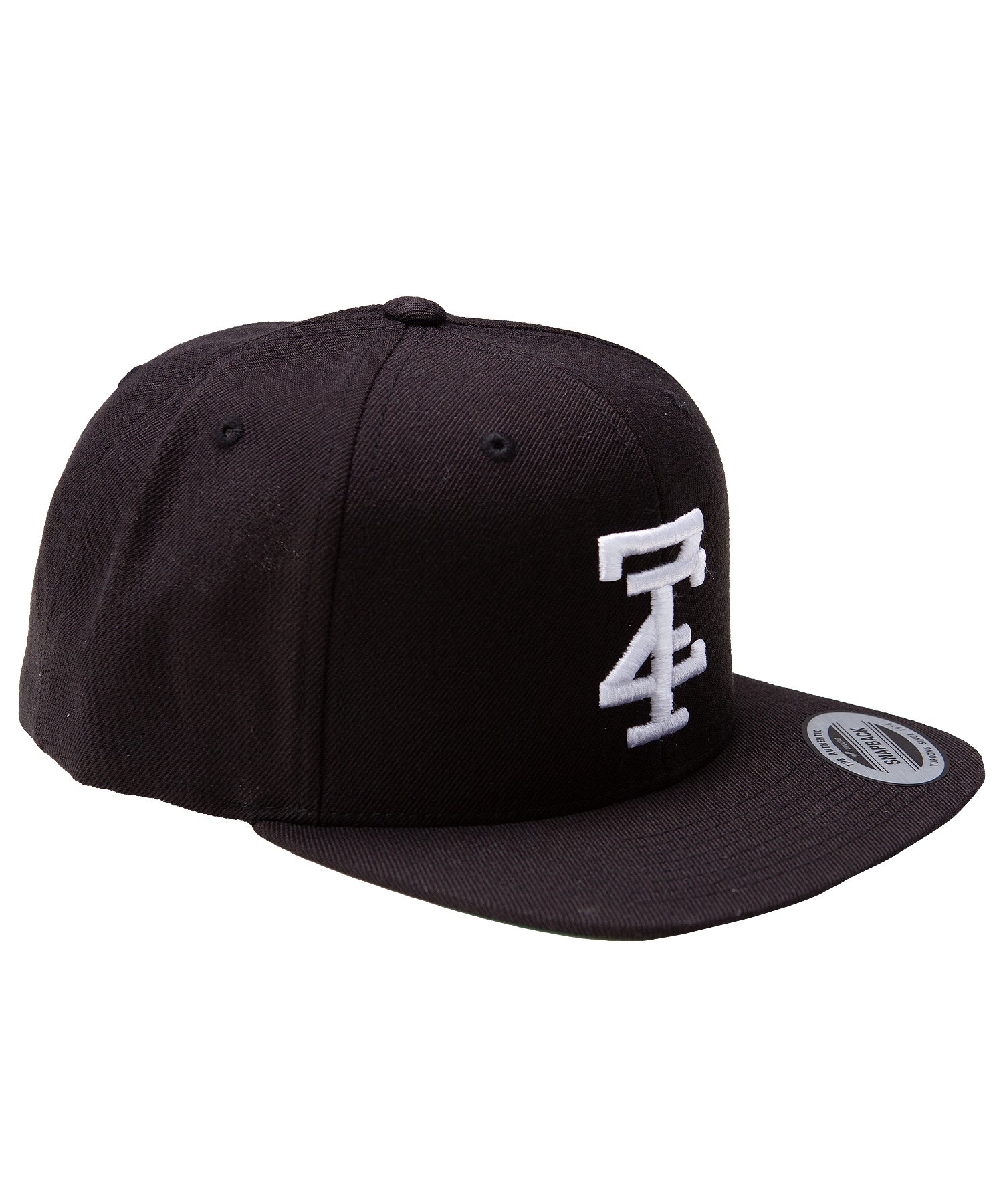ZF 3D logo embroidered snapback cap