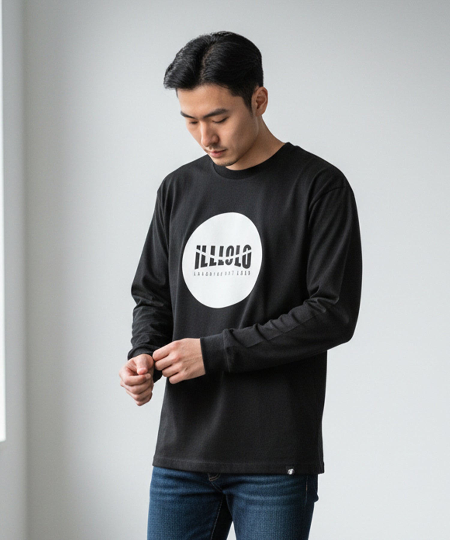 NIKKE AXIO(ニッケ アクシオ)ウールロングロゴTシャツ