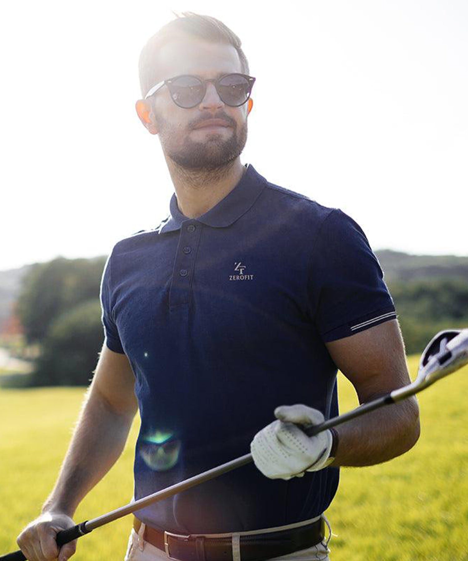 ZF men's dry polo shirt