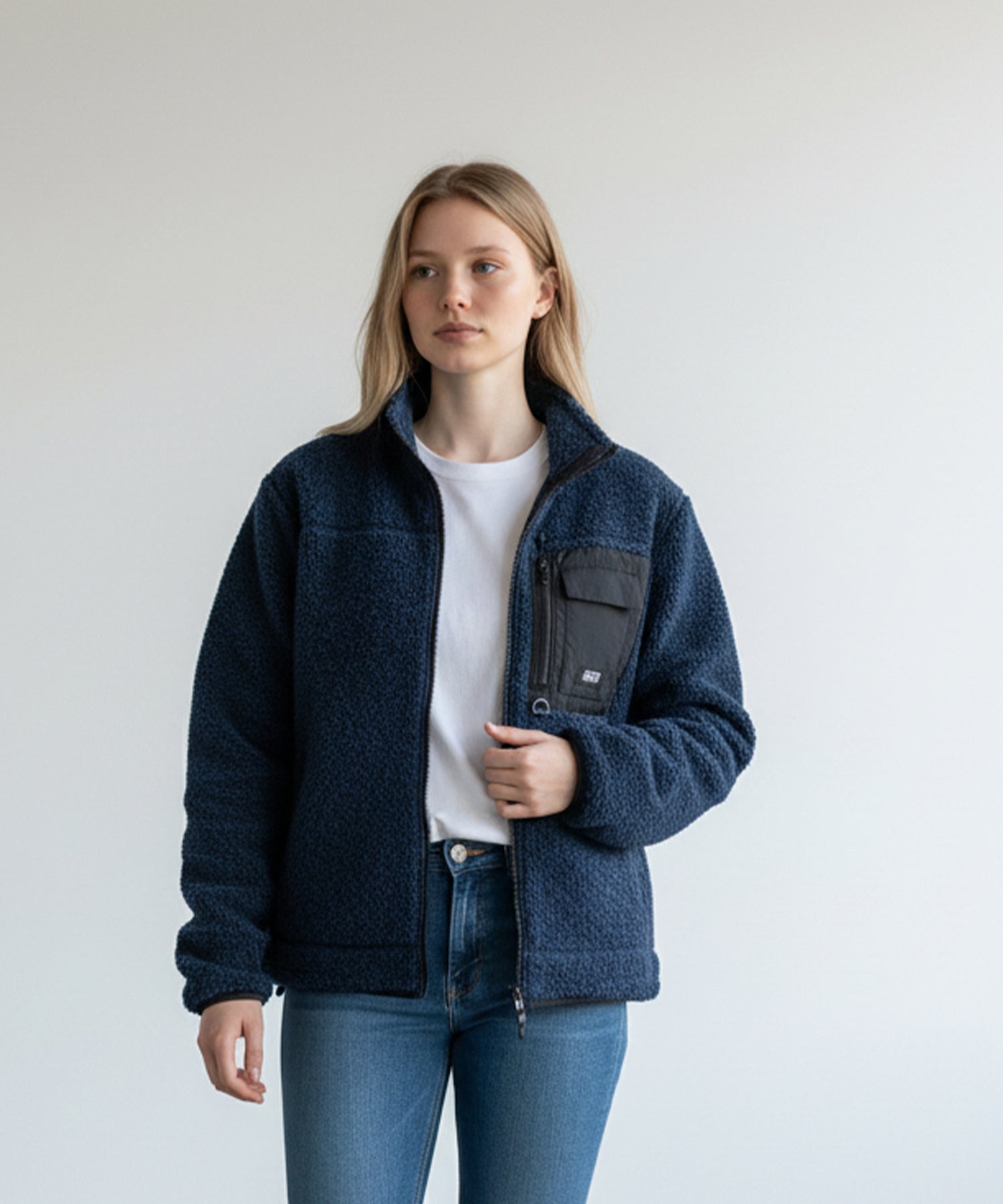 軽量ウールフリースジャケット