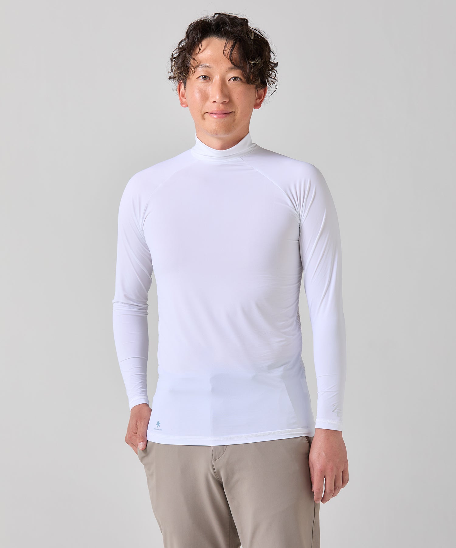 ICE MESH アイスメッシュ モックネック長袖アンダーウェア