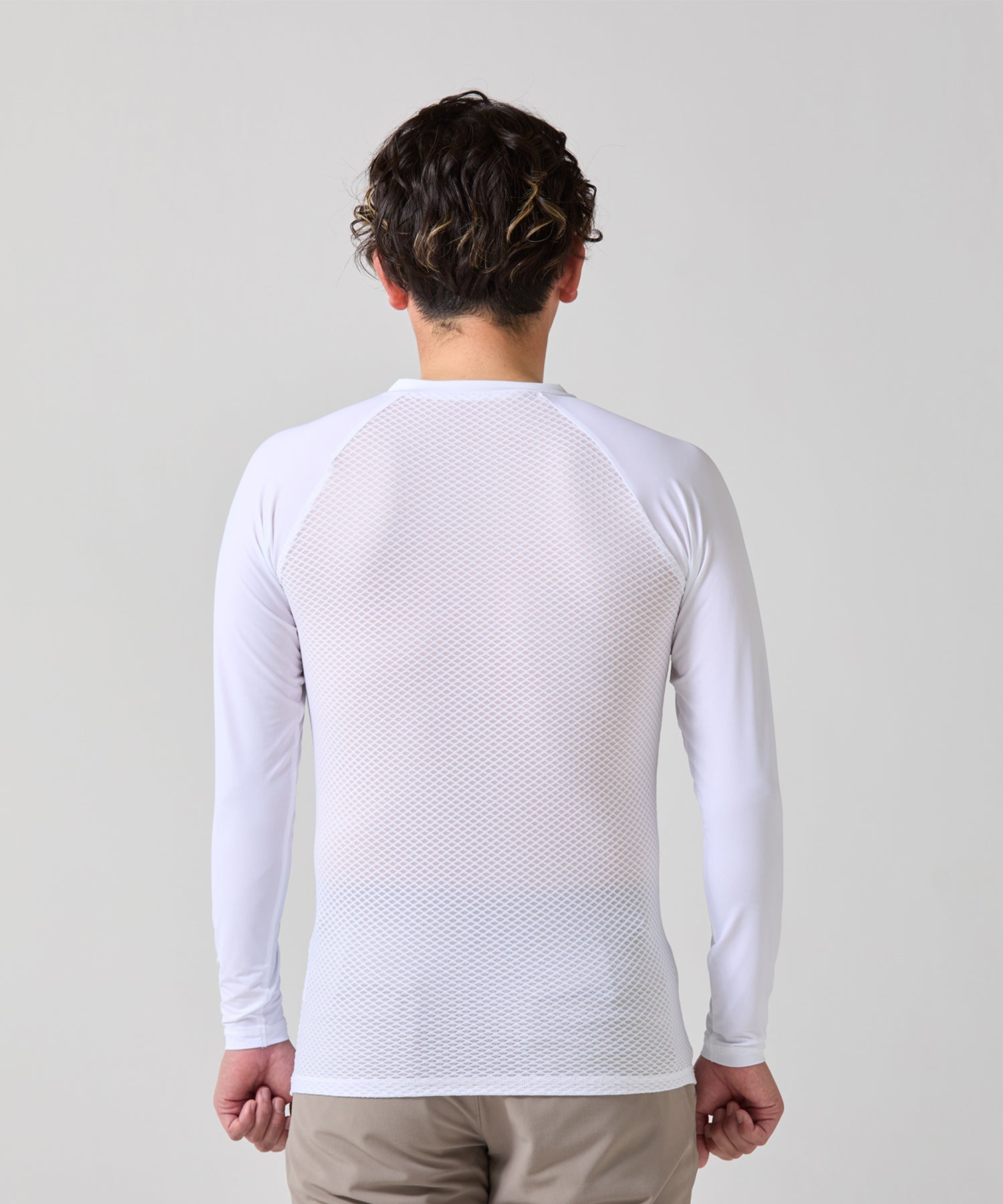 ICE MESH V-neck long-sleeved underwear