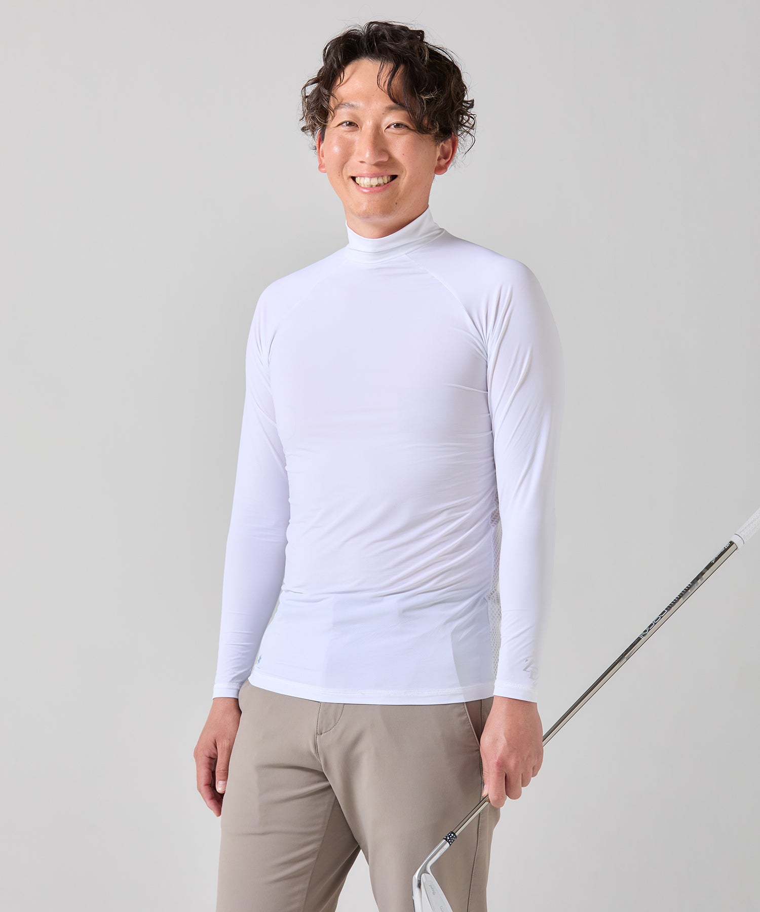 ICE MESH アイスメッシュ モックネック長袖アンダーウェア