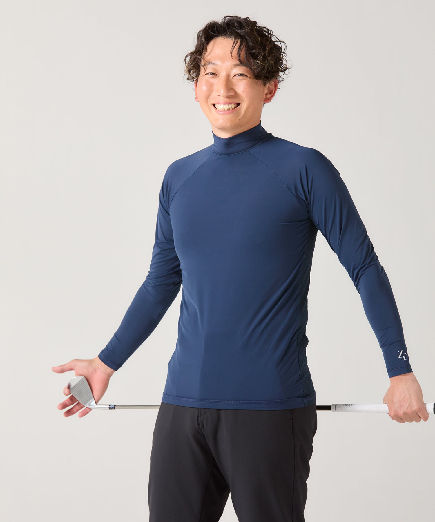 ICE MESH アイスメッシュ モックネック長袖アンダーウェア