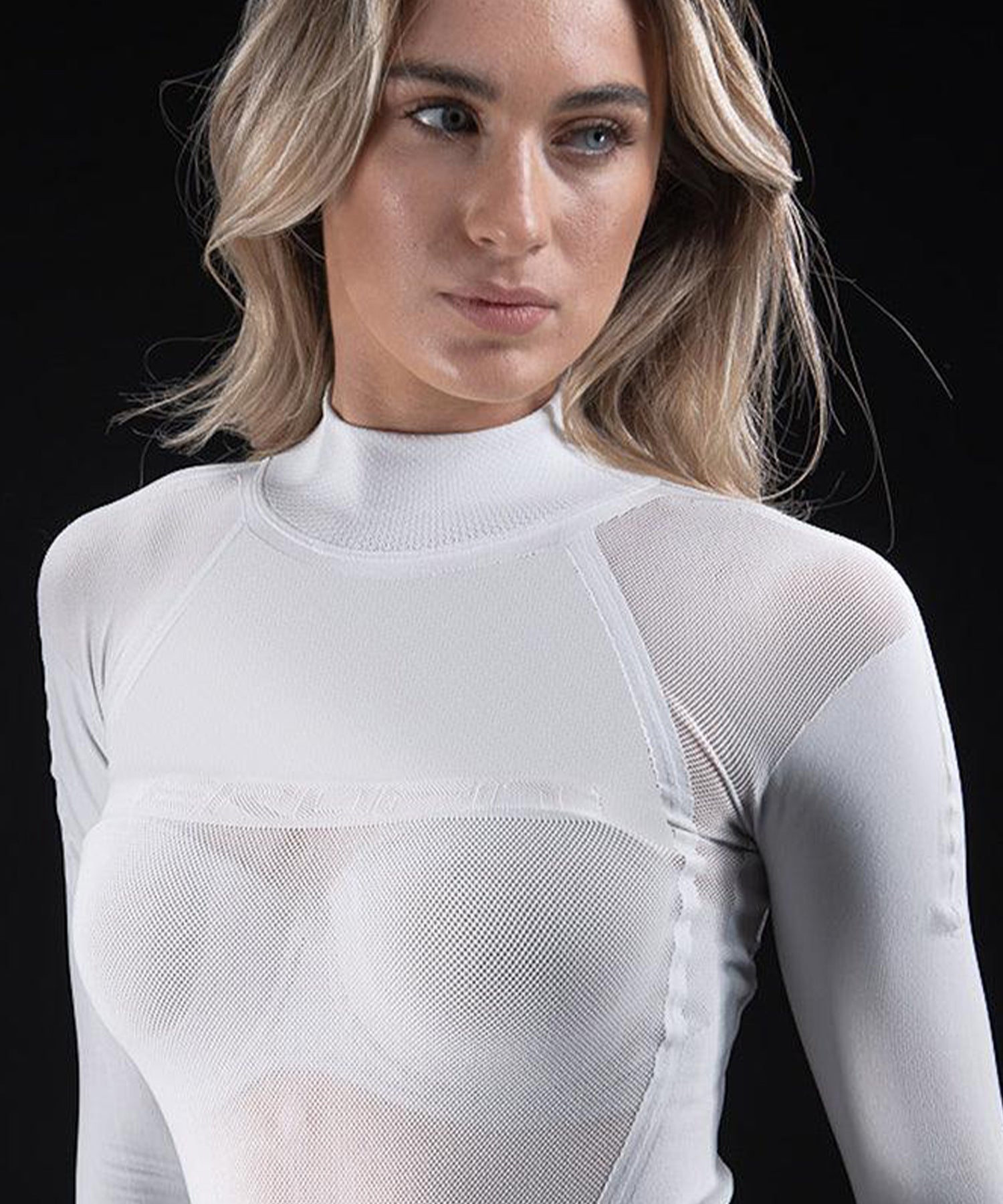 Iceweave mock neck