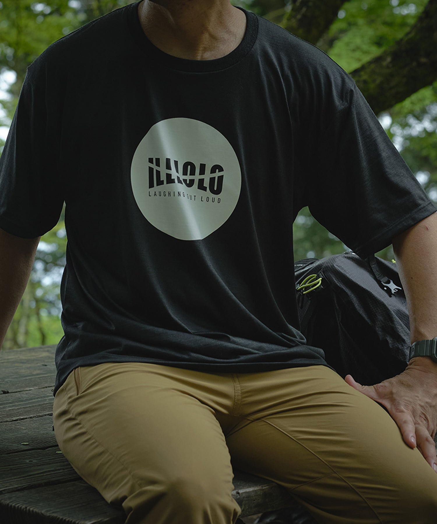 NIKKE AXIO(ニッケ アクシオ)ウールロゴTシャツ