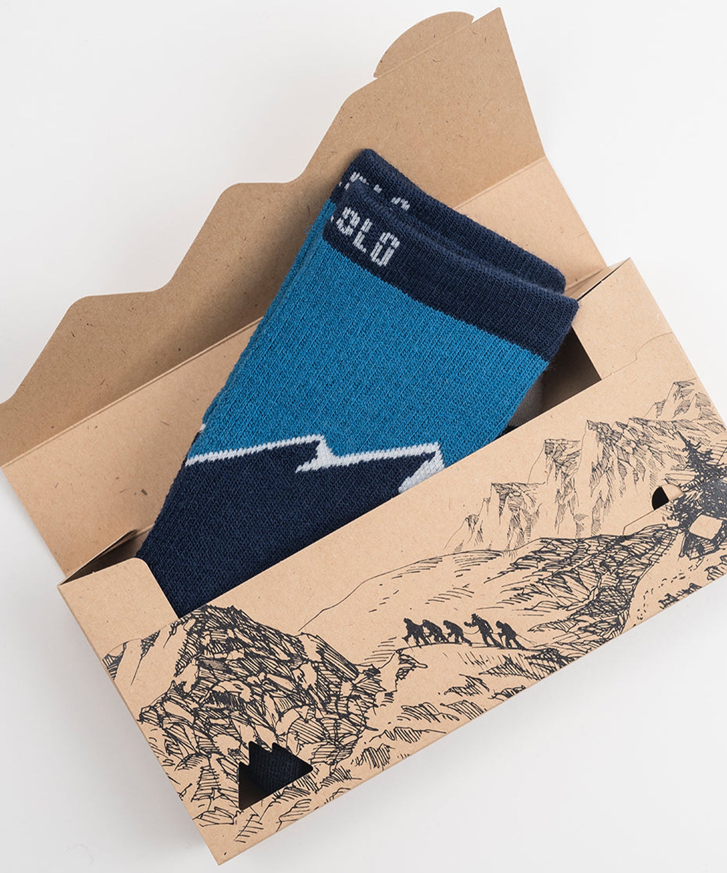 Peak Hunt Wool Socks - Flashy Line YAMA