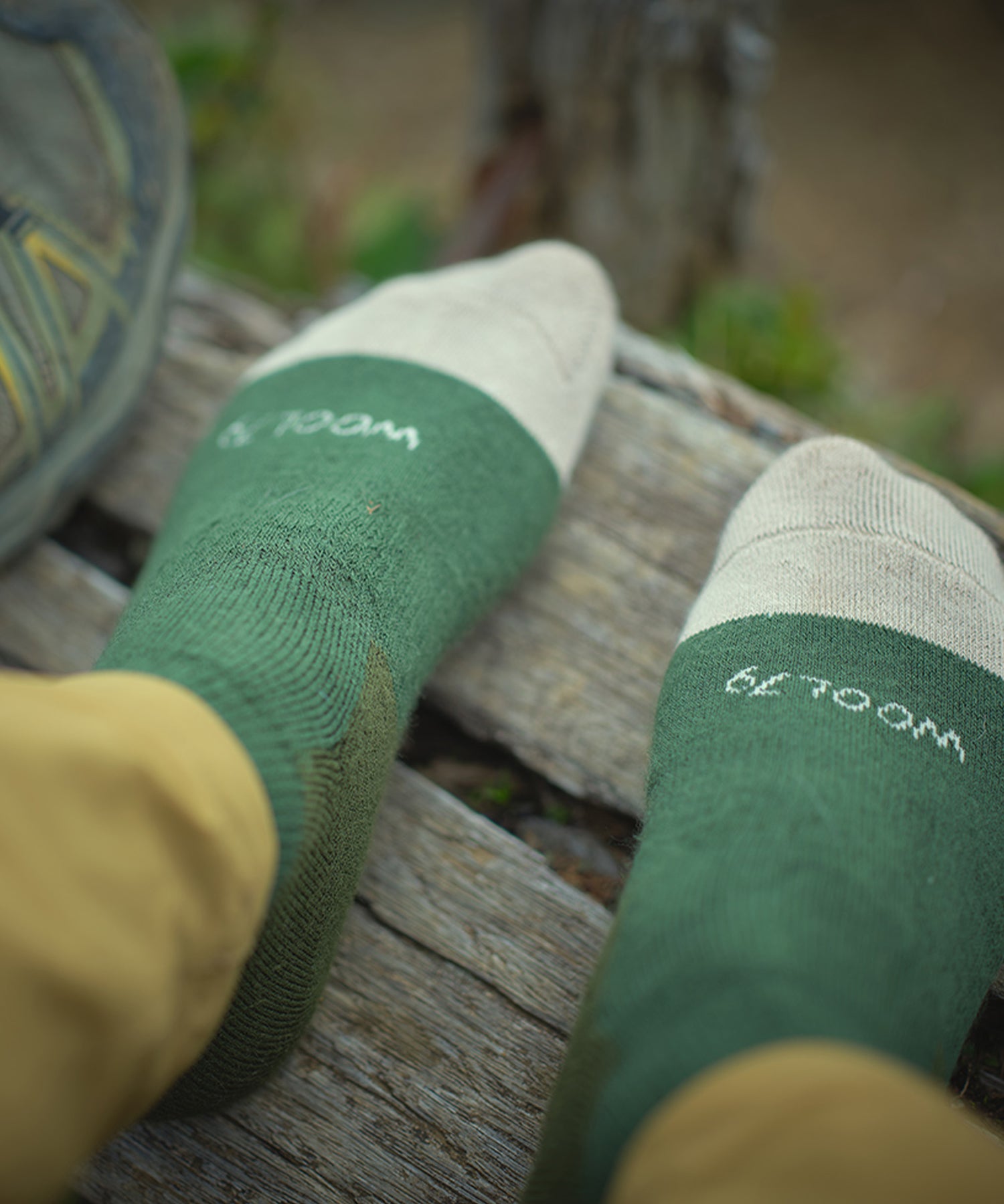 Peak Hunt Wool Socks - Flashy Line YAMA