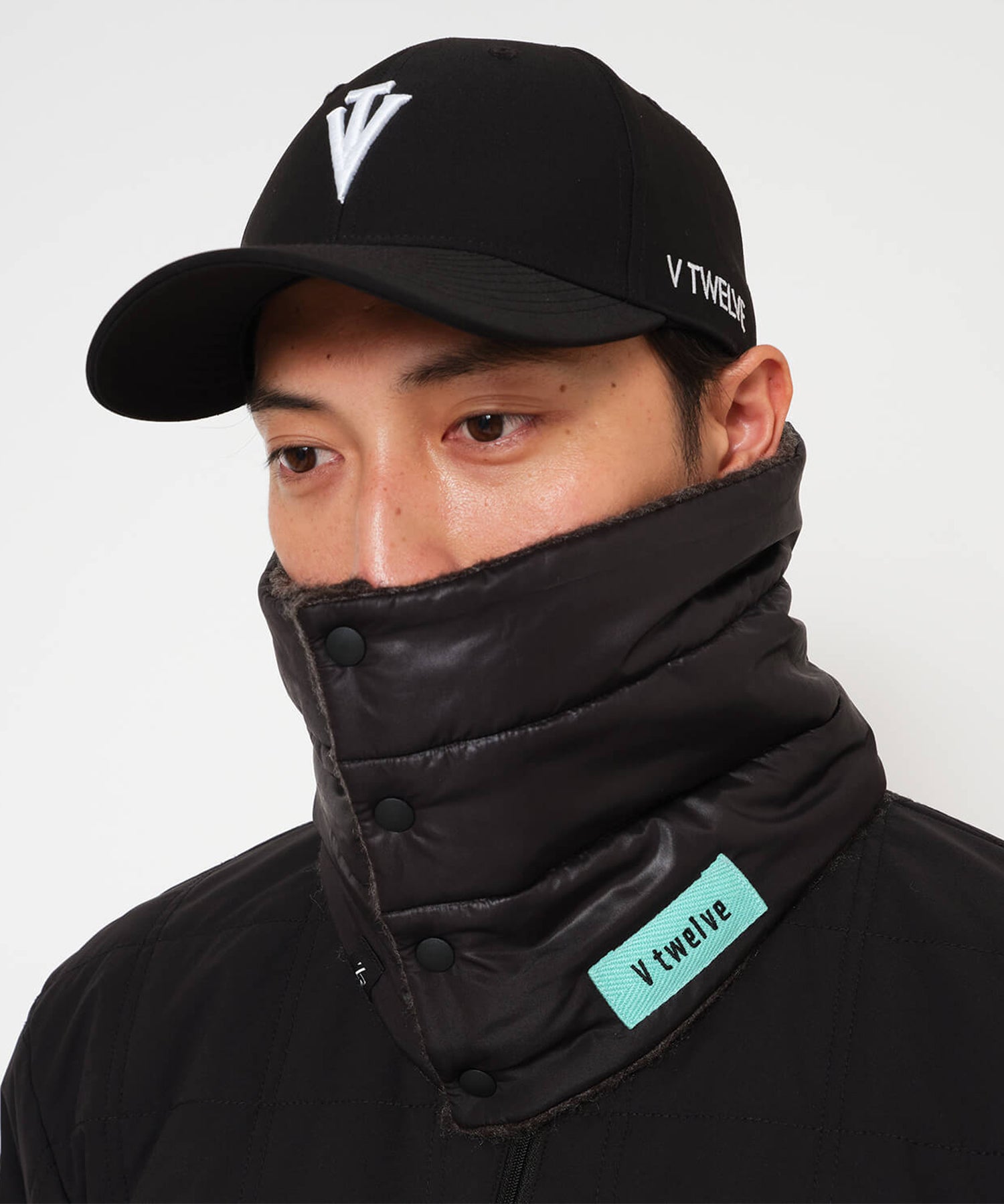 【V12コラボモデル】速暖 ヒートラブ キルティング中綿ネックウォーマー