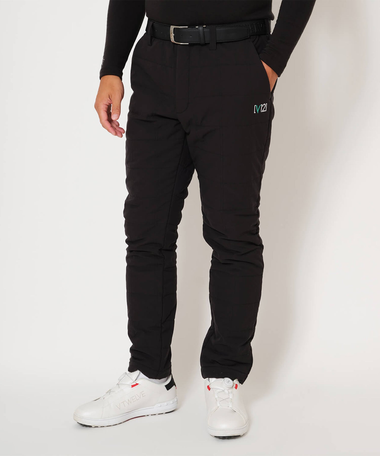 【V12コラボモデル】速暖 ヒートラブ キルティングパンツ (メンズ)