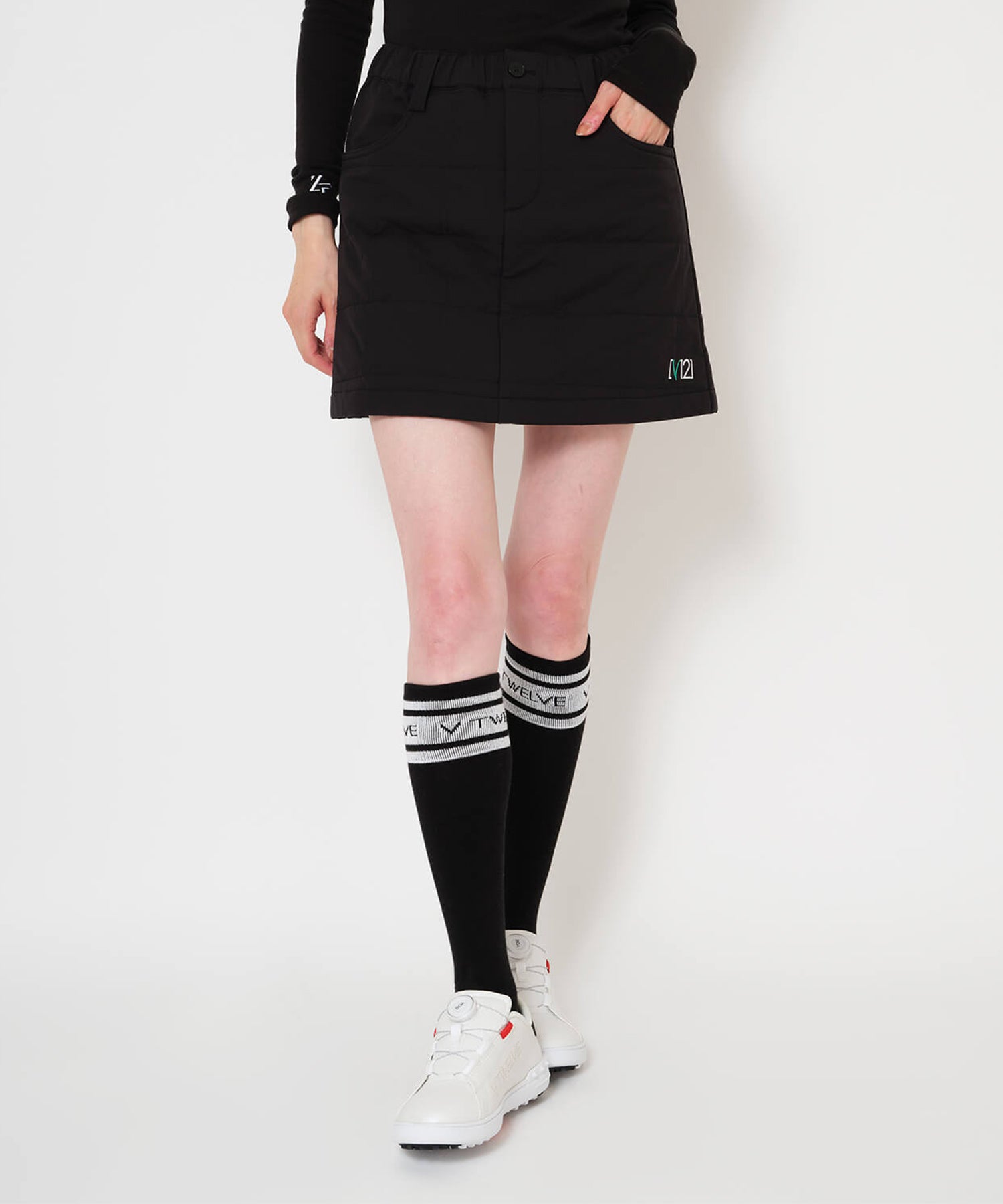 【V12コラボモデル】速暖 ヒートラブ キルティングスカート (レディース)