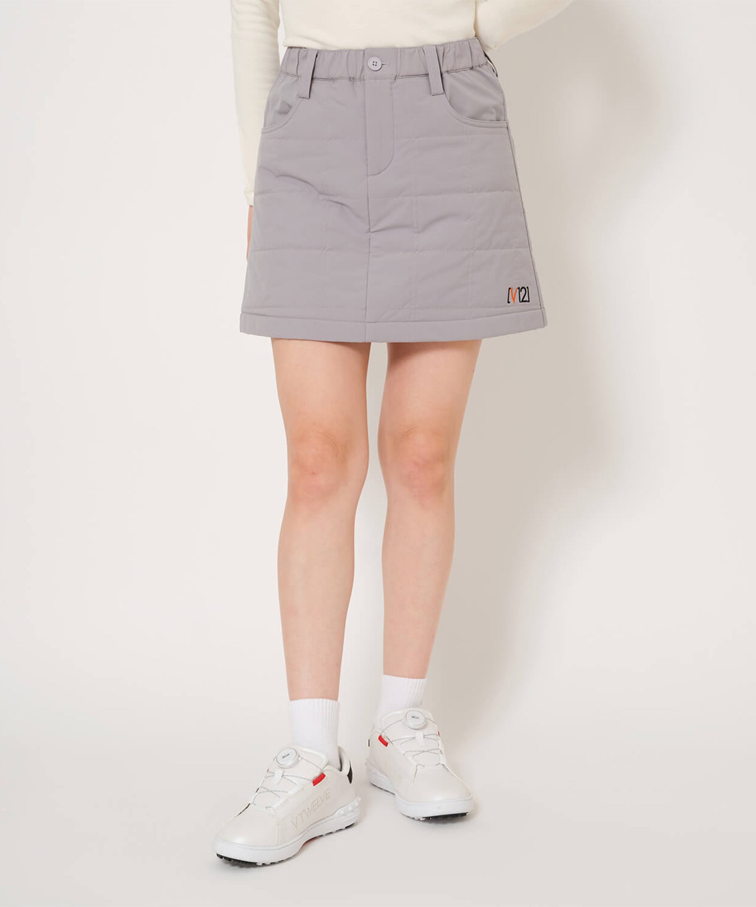 【V12コラボモデル】速暖 ヒートラブ キルティングスカート (レディース)