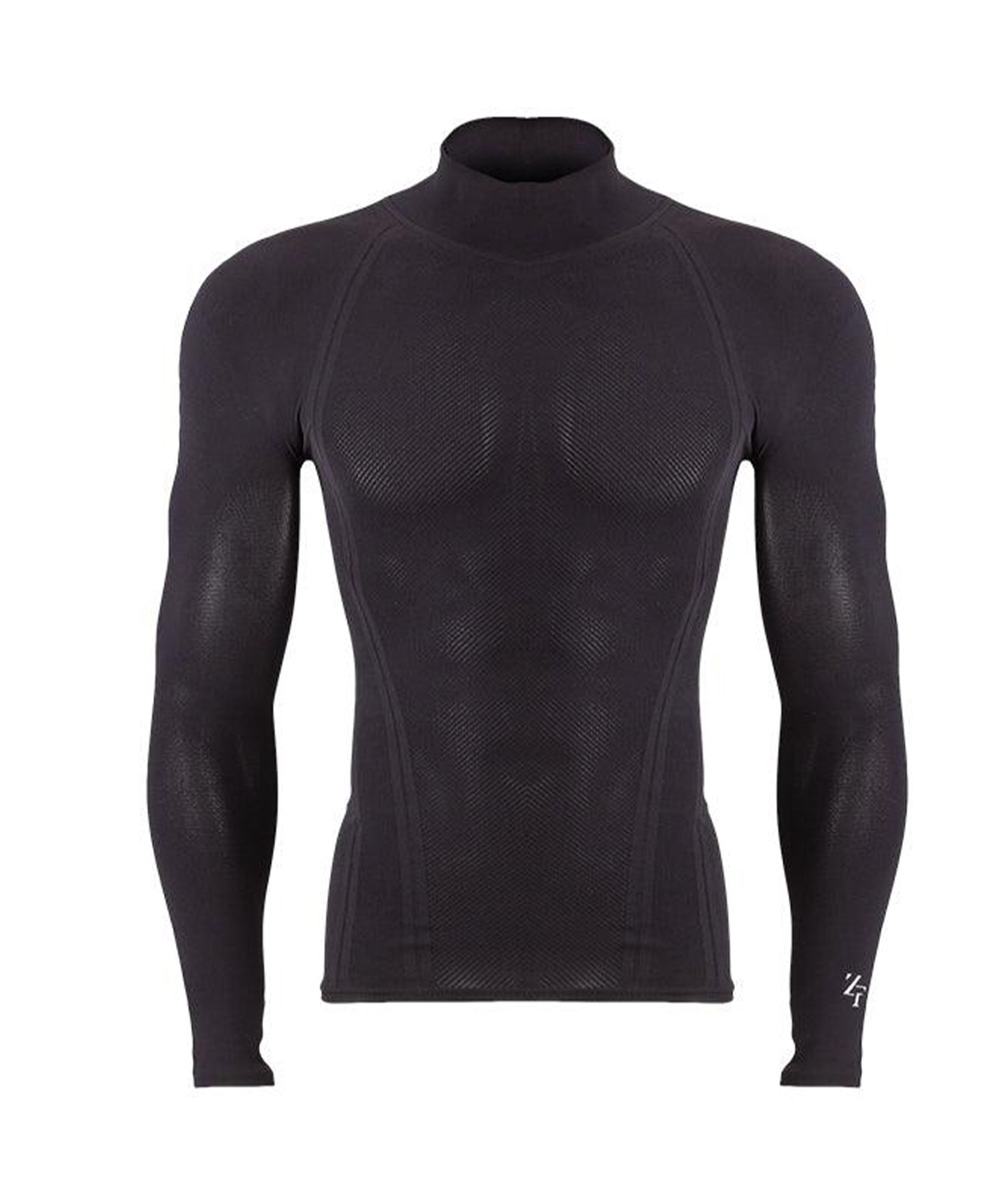 Zero fit standard mock neck