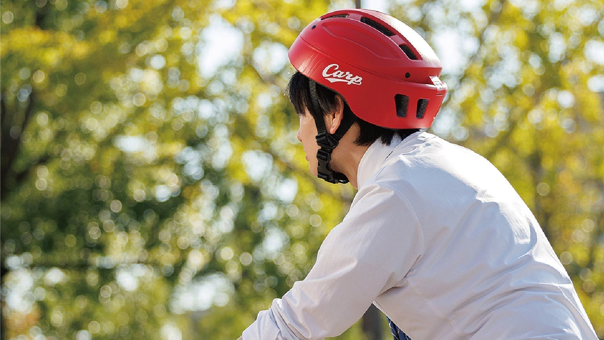 カープ 自転車用折りたたみヘルメット 完売御礼】ZEROFITの折りたたみ自転車ヘルメット「VESK」 広島