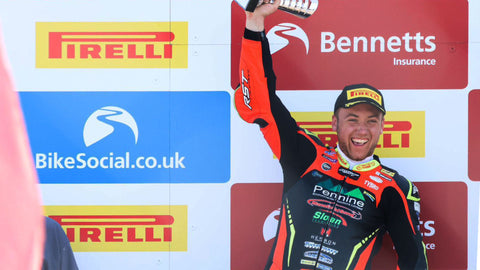 Laffins all smiles ahead of the Bennetts British Superbikes at Knockhill 