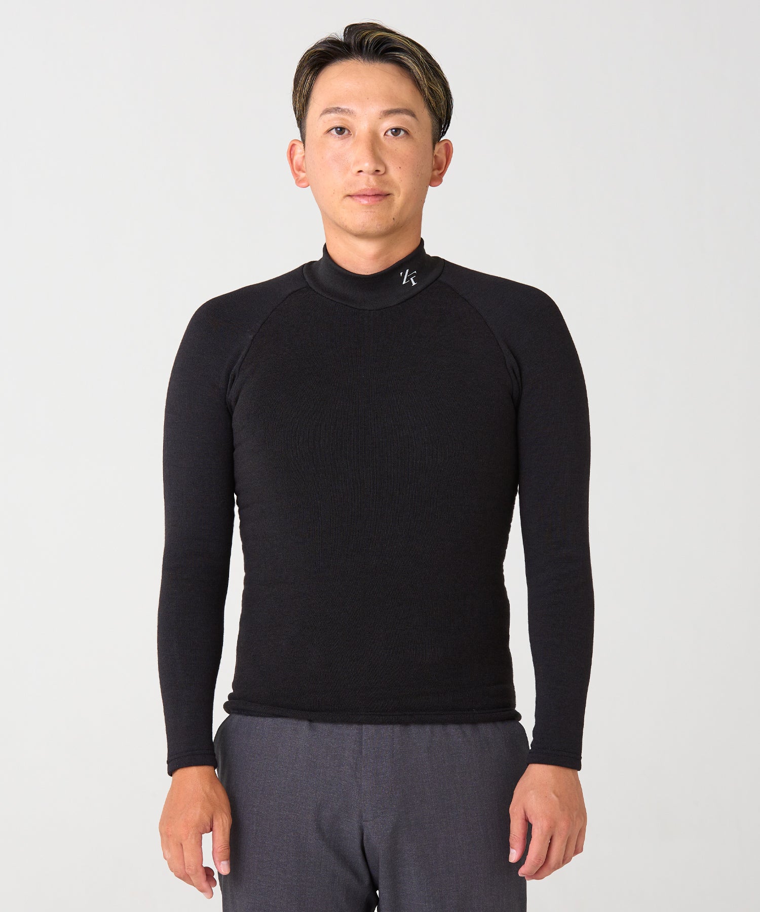 新品未使用　ZEROFIT HEATRUB モックネック M ブラック ZEROFIT スポーツウェア アンダーウェア ランニングウェア「ヒートラブ