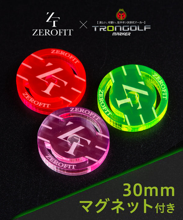 ZEROFIT collaboration model with TRON marker 30mm magnet