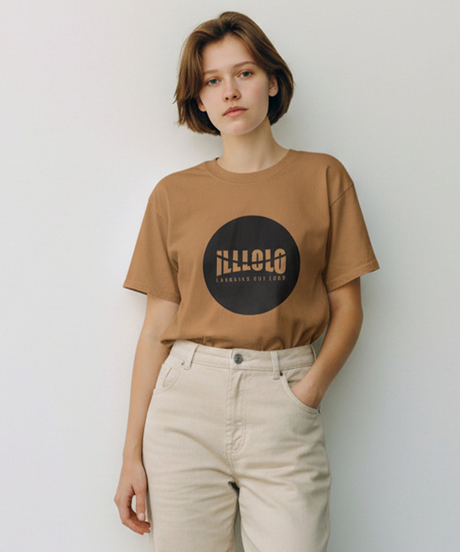 NIKKE AXIO（ニッケ アクシオ）ウールロゴTシャツ