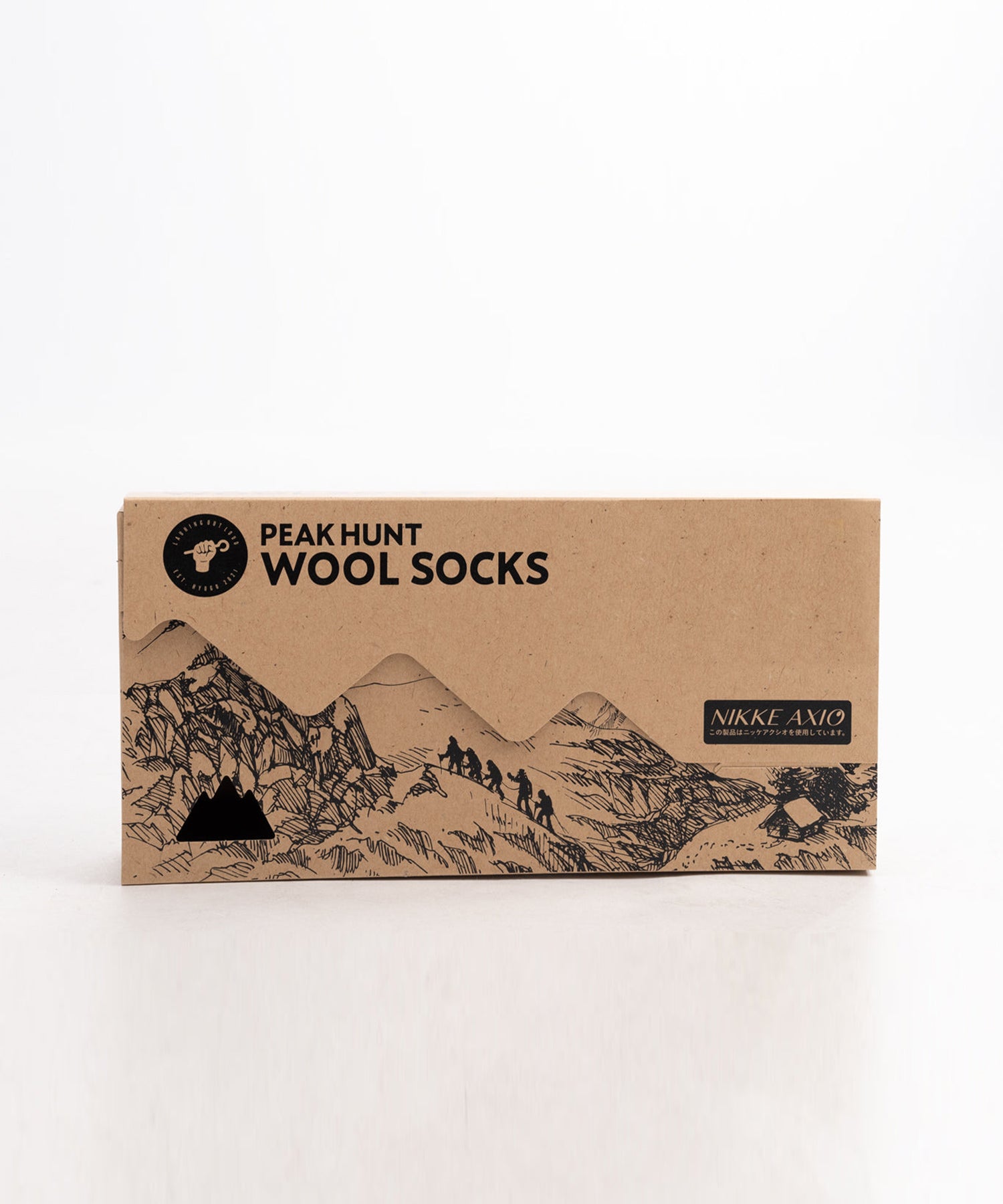 Peak Hunt Wool Socks - Simple Line