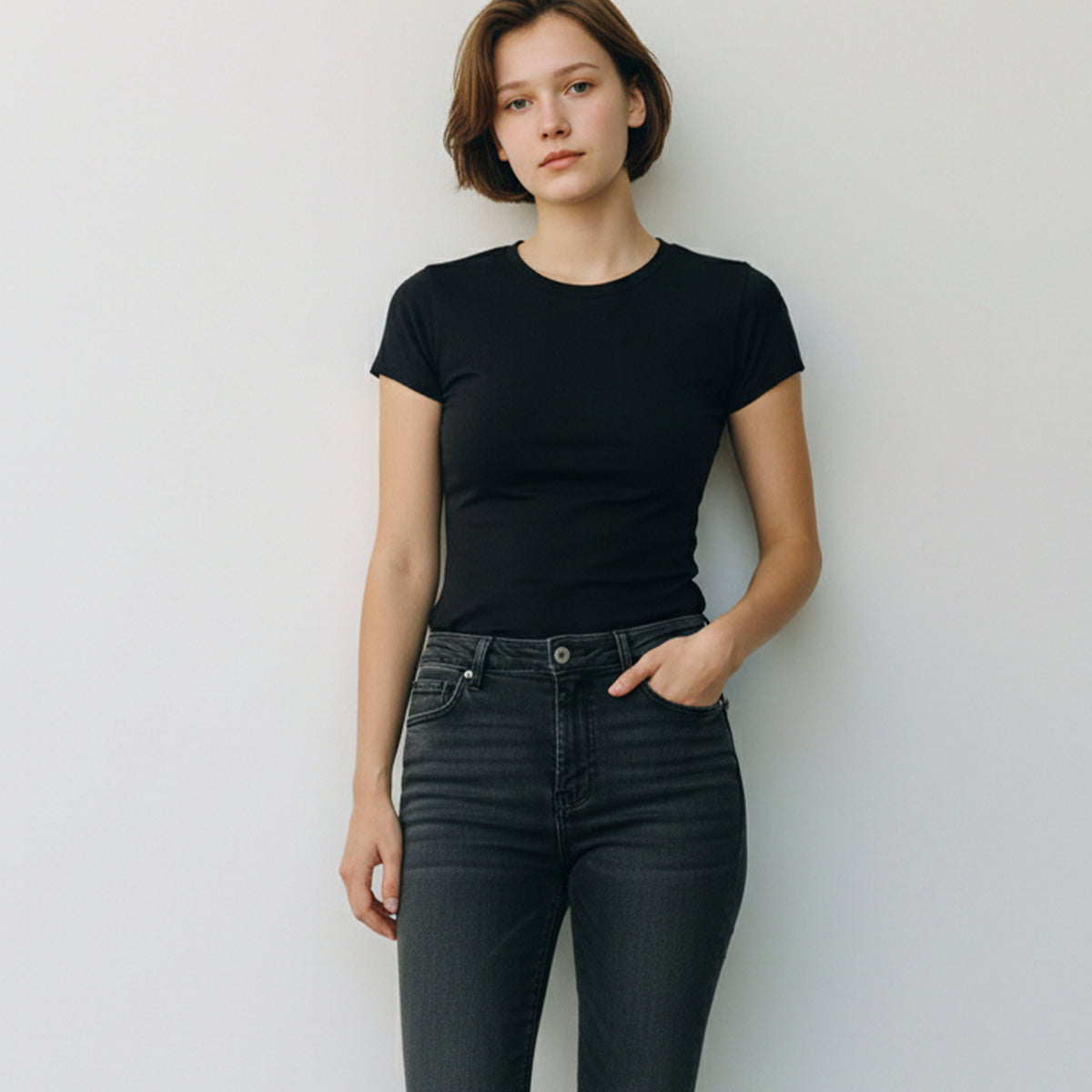 ミッドウェイトシームレスウールTシャツ（ユニセックス）｜ZEROFIT公式