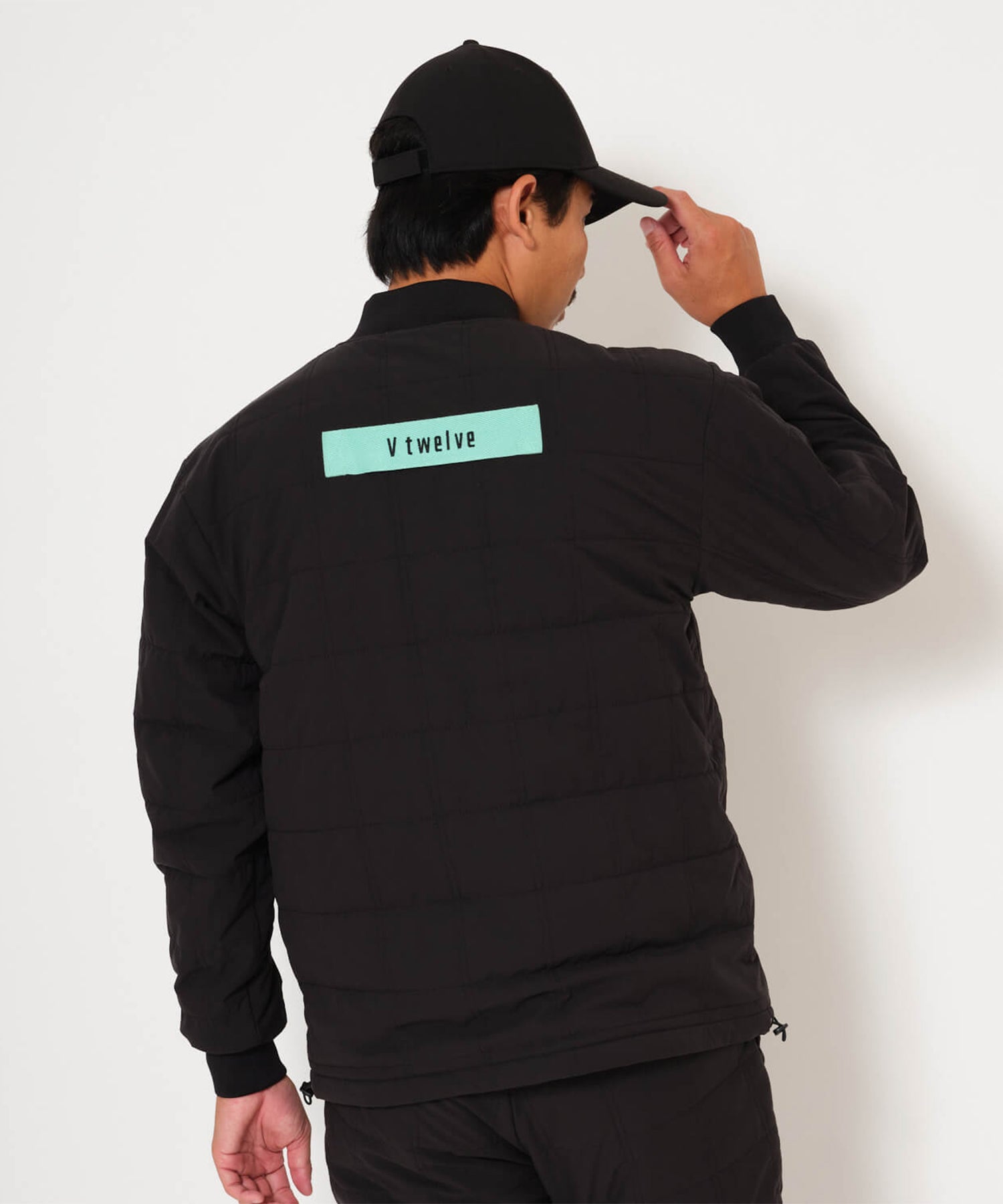 【V12コラボモデル】速暖 ヒートラブ キルティングハーフジップジャケット(メンズ)