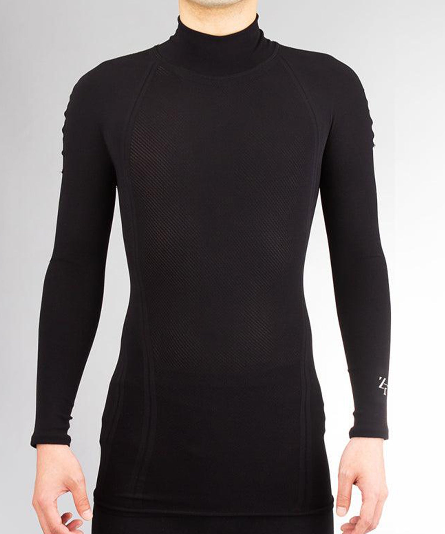 Zero fit standard mock neck 