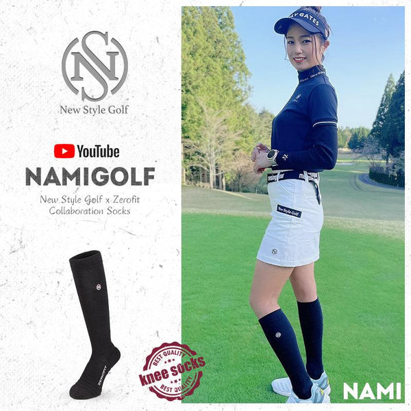 【YouTube NAMIGOLFコラボ】New Style Golf レディースハイソックス - ZEROFIT公式サイト